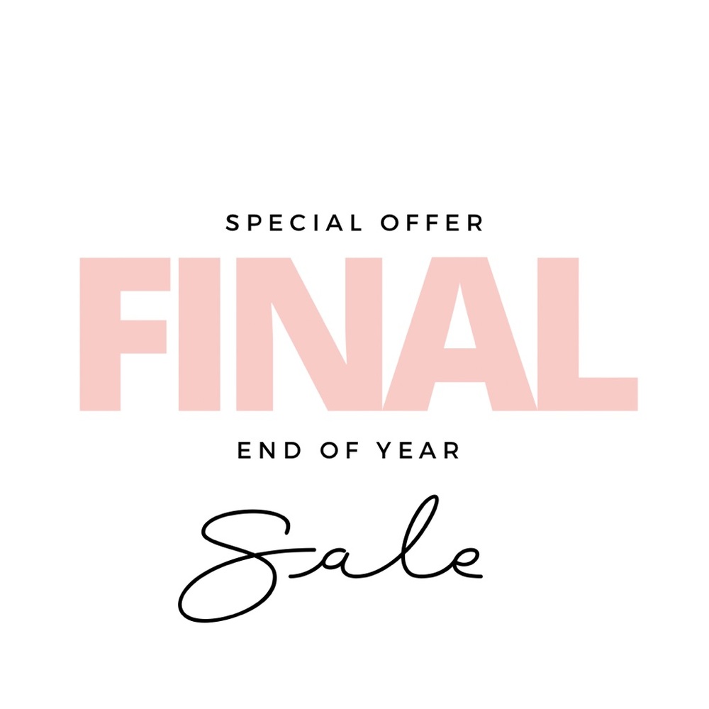 END OF YEAR SALE 2022!!!